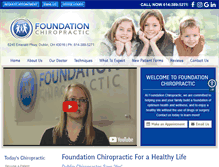 Tablet Screenshot of foundationchirodublin.com